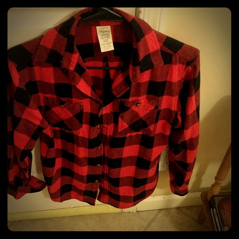 Faded Glory Checkered long sleeve